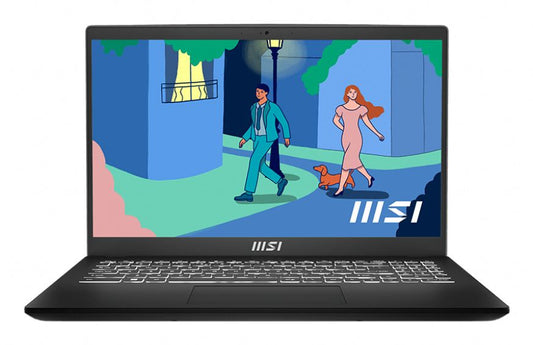 MSI Modern 15 B12M-094IT Intel® Core™ i7 i7-1255U Notebook 39.6 cm (15.6") Full HD 16 GB DDR4-SDRAM 512 GB SSD Wi-Fi
