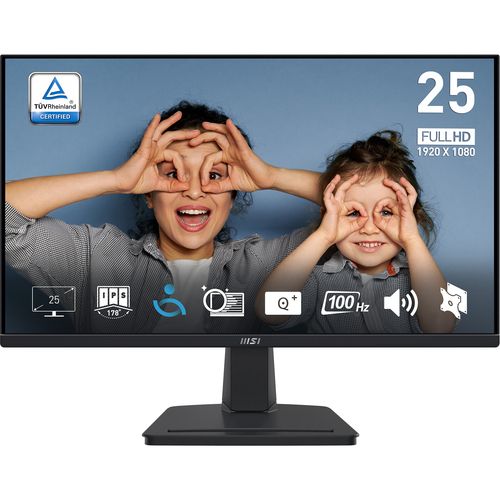 MSI MONITOR 24.5 LED IPS 16:9 FHD 1MS 100Hz 300 CDM, VGA/HDMI