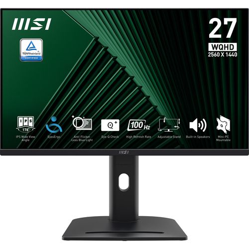 MSI MONITOR 27 LED IPS 16:9 WQHD 1MS 100HZ 300 CDM, PIVOT, DP/HDMI, MULTIMEDIA