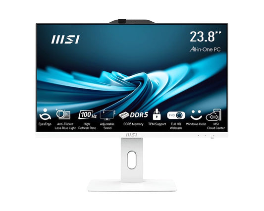 MSI PC AIO 23.8" WHITE i7-14700 16GB 512GB SSD WIN 11 PRO