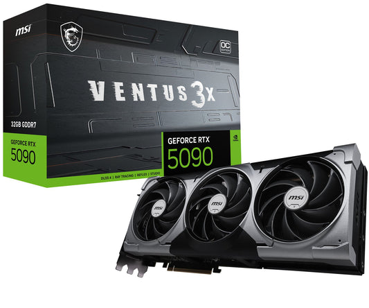 MSI VENTUS GEFORCE RTX 5090 32G 3X OC video card NVIDIA 32 GB GDDR7
