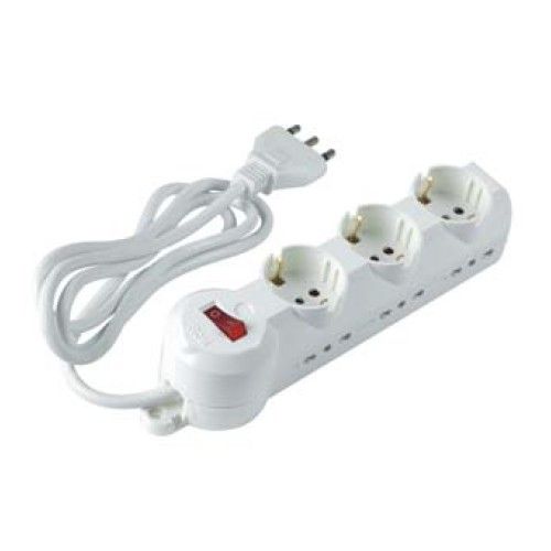 Trix power strip with 9-port universal Schuko two-way switch