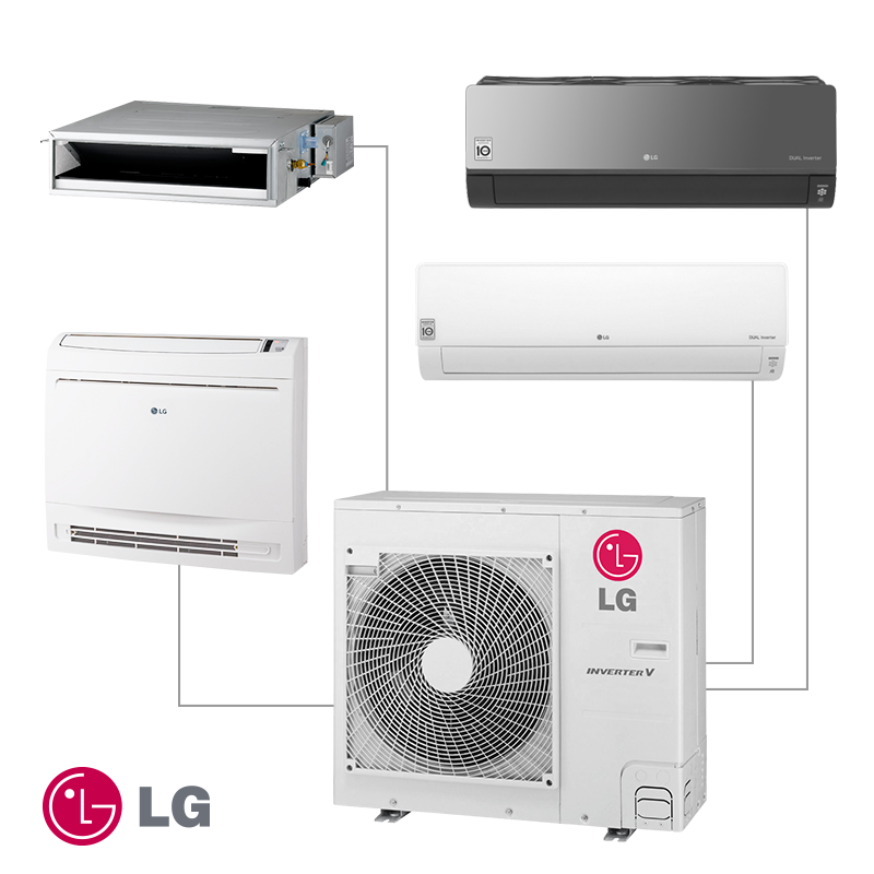 Multi-split system LG MU4R27 U40 - external unit