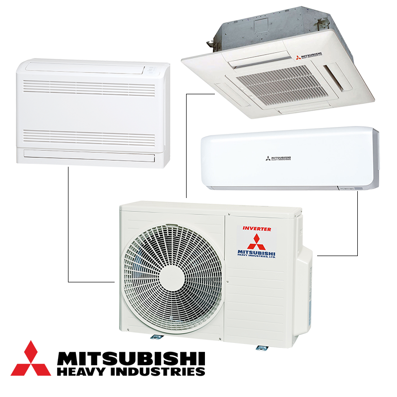Multi-split system Mitsubishi Heavy Industries SCM50ZS-W - external unit