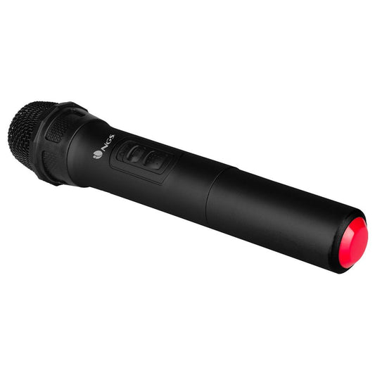 NGS SINGER AIR WIRELESS MICROPHONE 2XAA BATTERIES, 6 HOURS, INCLUDING RECHARGEABLE BATTERY 400 mAh FI