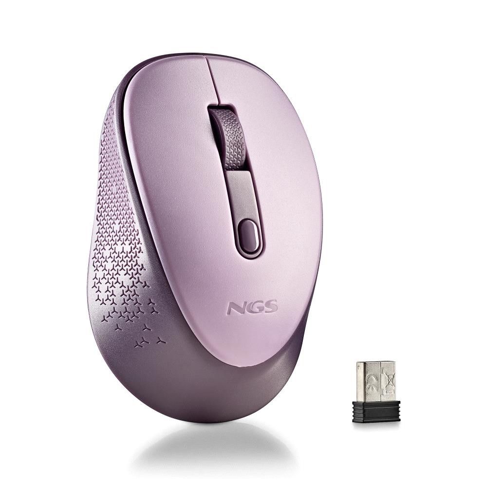 NGS WIRELESS MOUSE LILAC 2 BUTTONS AND SCROLL WHEEL