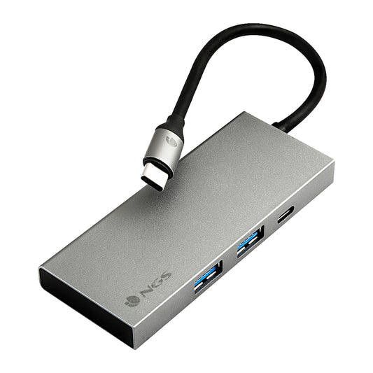 NGS WONDER DOCK4 PRO Cablato USB 3.2 Gen 1 (3.1 Gen 1) Type-C Alluminio
