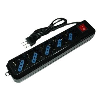 Nilox MGLP859 Extension Cords and Multiple 1.5 m 5 AC Socket(s) Indoor Black
