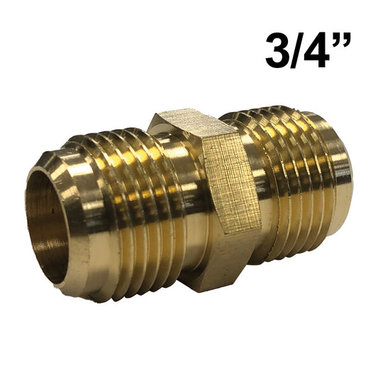 SAE 3/4'' male-male fitting nipple