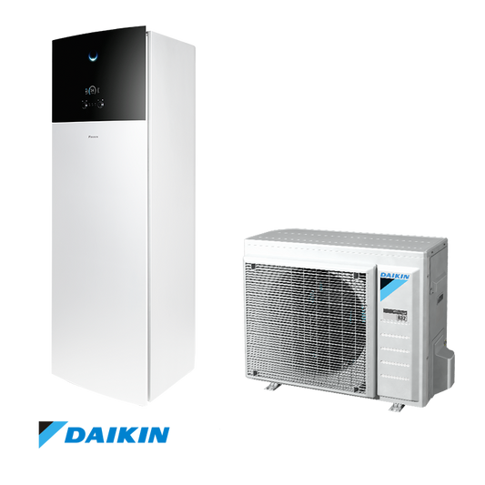 Low temperature heat pump with water tank Daikin Altherma EHVX08S18E6V + ERGA06EV