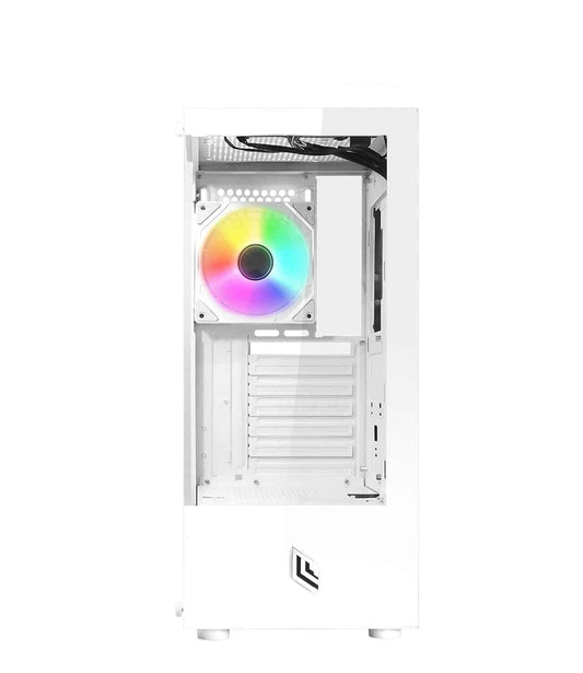 NOUA CASE ATX NEXUS P200 WHITE 0.5MM SPCC 2, USB3.0/2.0, FAN ARGB FRONT, GLASS