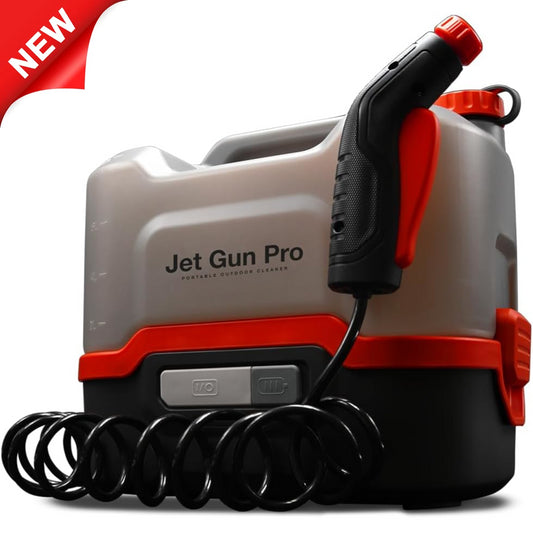 NUOVA JET GUN PRO IDROPULITRICE PORTATILE CON BATTERIA AL LITIO AD ALTA PRESSIONE PER IMPIANTI DI CLIMA