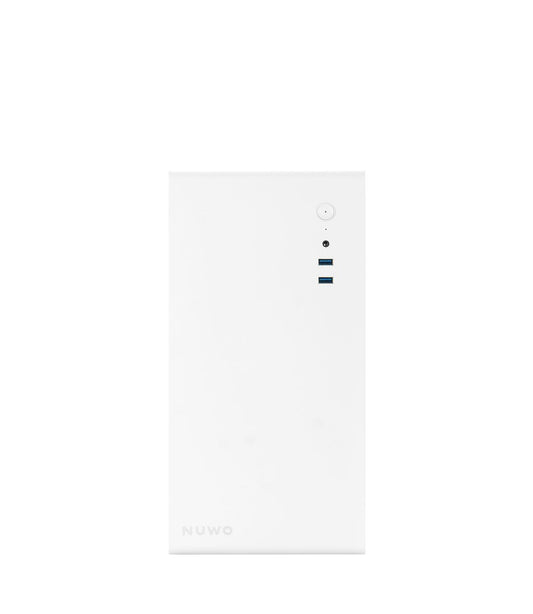 NUWO CASE OFFICE M-ATX EGUERA A103 0.60MM SPCC USB3.0 80MM FRONT METAL SIDE METAL WHITE
