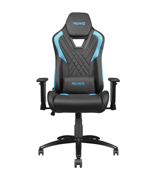 NUWO GAMING CHAIR, DOOX BLUE, BLACK AND BLUE