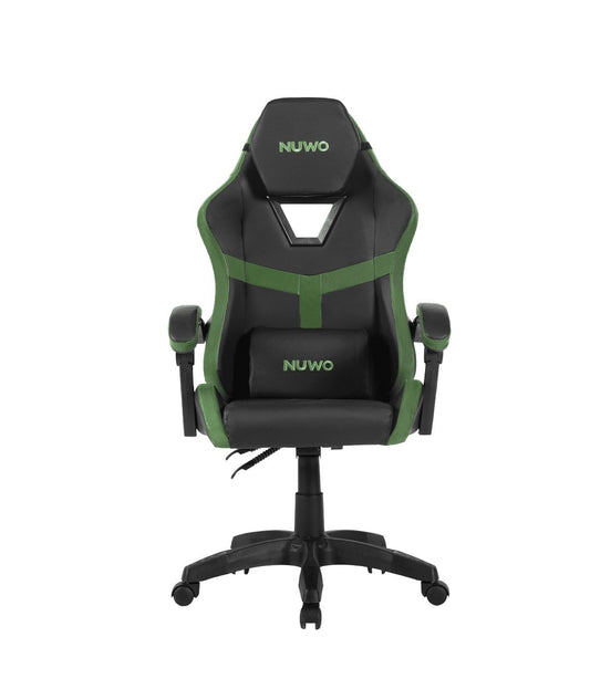 NUWO GAMING CHAIR, ODIN MILITARY, BLACK AND GREEN