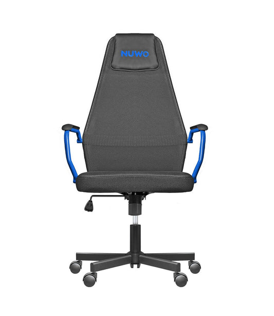 NUWO OFFICE CHAIR GRID BLUE, BLACK AND BLUE