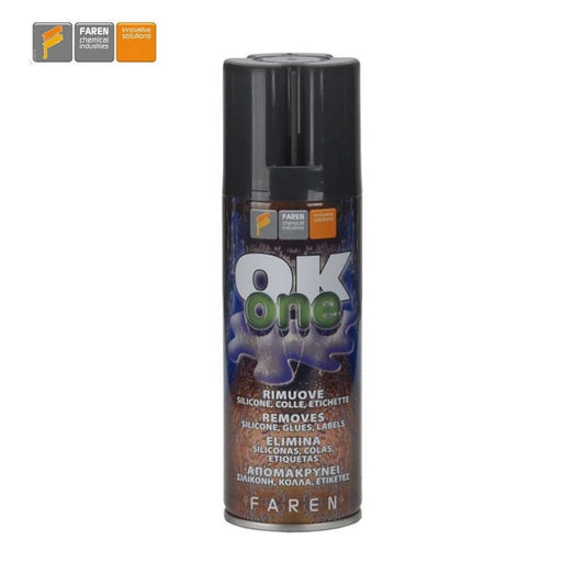 OK ONE spray Faren - sciogli tutto per silicone colla catrame resine