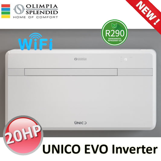OLIMPIA UNICO EVO 20 HP PVAN without UE Integrated WiFi hot and cold