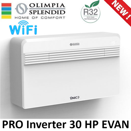 OLIMPIA UNICO PRO 30 HP EVAN without UE Integrated WiFi hot and cold