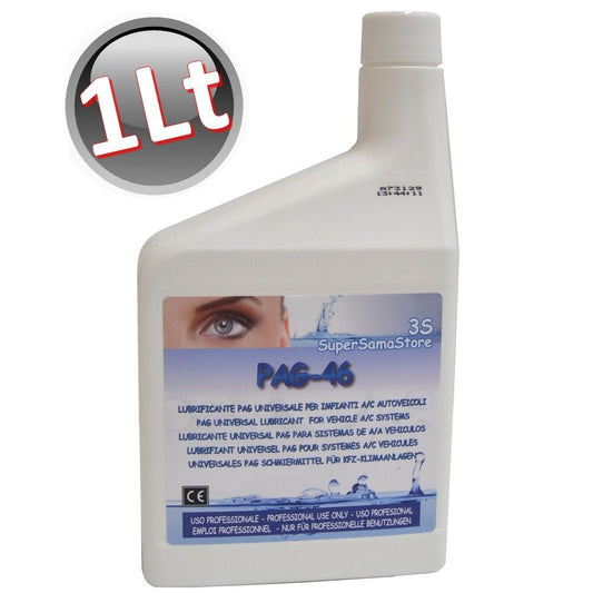 Olio lubrificante PAG 46 per compressori R134A R404A - flacone 1 Lt