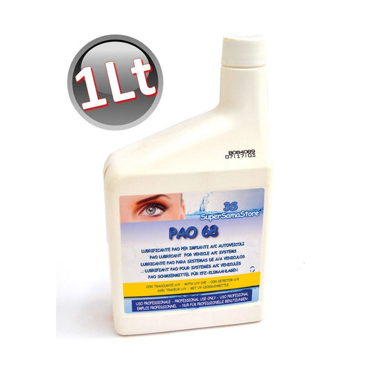 Olio lubrificante per compressori A/C - PAO 68 con tracciante UV