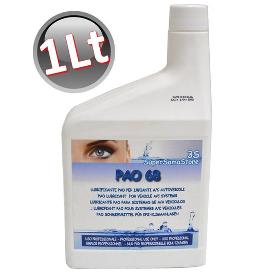 Olio lubrificante per compressori A/C - universale PAO 68 flacone 1 Lt