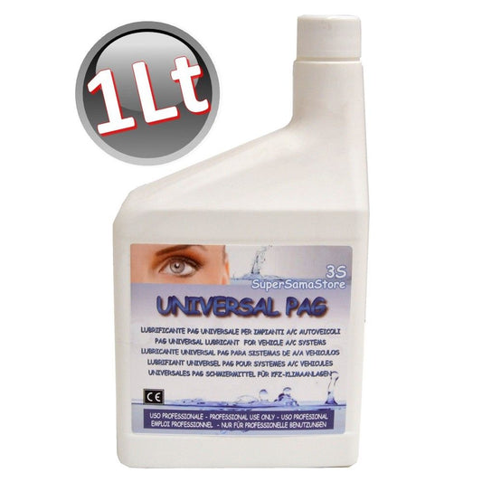 Olio lubrificante per compressori PAG universale flacone da 1 Lt