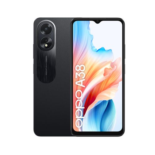 OPPO A38 4G Smartphone, AI Dual camera 50+2MP, Selfie 5MP, Display 6.56" 90HZ LCD HD+, 5000mAh, RAM 4 (Esp 1GB/2GB/4GB)+