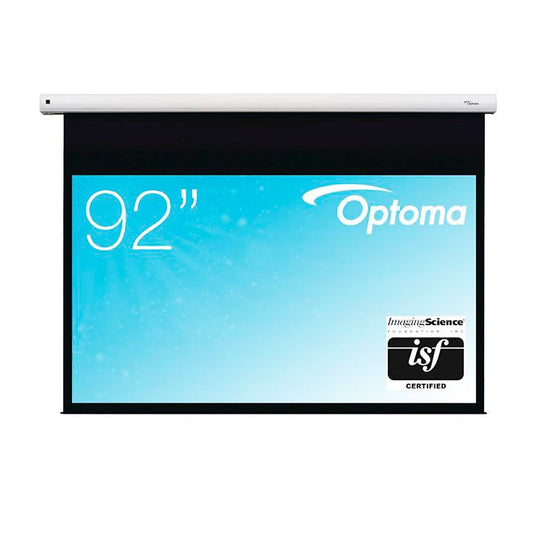 OPTOMA MOTORIZED PROJECTOR COVER 16:10, WHITE, PROJECTION 203 x 114.5 cm