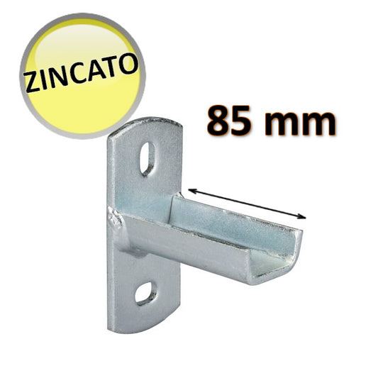 OTER - Horizontal galvanized wall support for combination with profile