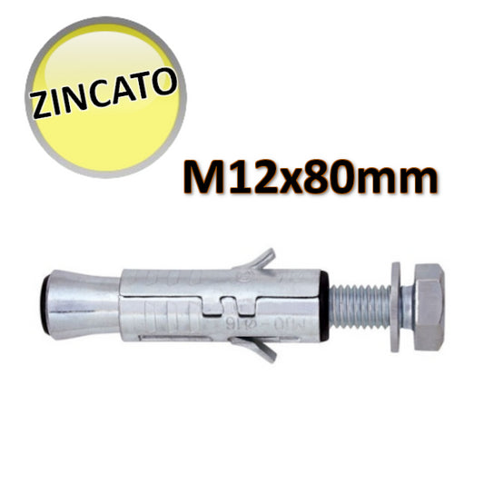 OTER - Medium-heavy M12 X 80 mm double-shielded plug with TE screw