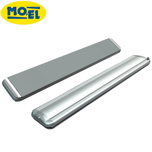 Pannello radiante riscaldante infrarossi onde lunghe HOT-TOP MO-EL 1650 watt SILVER - 9818SD