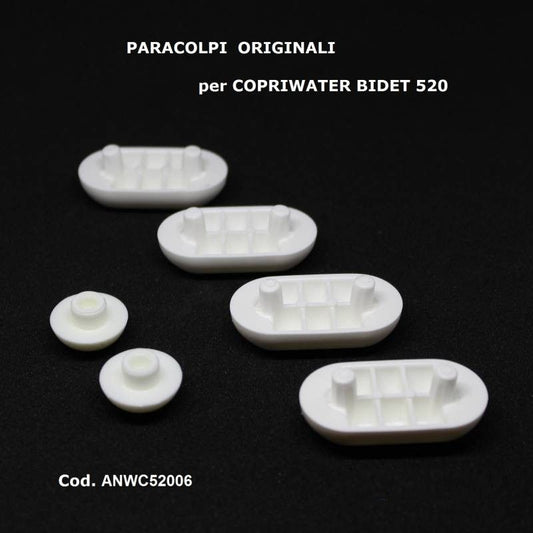 PARACOLPI DI RICAMBIO originali per copriwater bidet x articolo 520