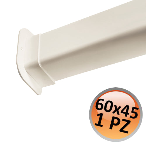Passaggio a muro per canalina 60x45mm - 1PZ