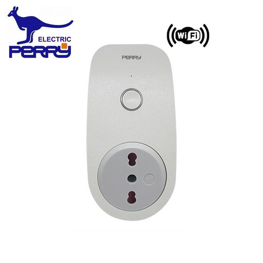 Perry 1IO0057WF - Time switch, Wi-Fi plug socket with 10 and 16 Amp connection