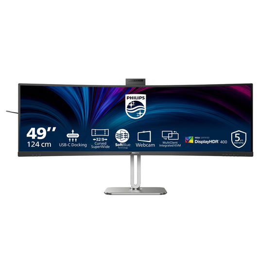 Philips 49B2U6900CH/00 PC Monitor 124 cm (48.8") 5120 x 1440 Pixels Dual QHD LCD Black