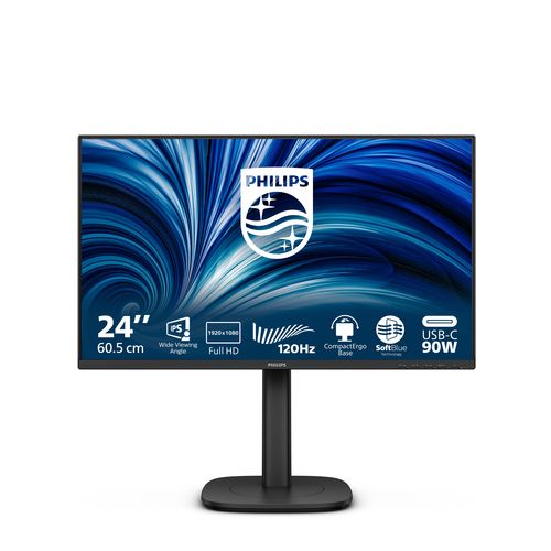 PHILIPS MONITOR 23.8 LED IPS FHD 16:9 4MS 300 CDM, PIVOT, USB-C DOCK, DP/HDMI