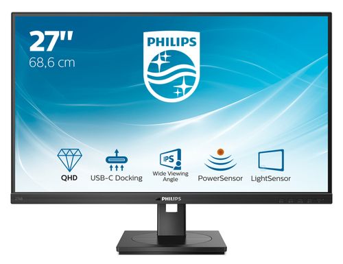 PHILIPS MONITOR 27 LED IPS 16:9 QHD 350 CDM, USB-C 90w, PIVOT, DP/HDMI, MULTIMEDIA
