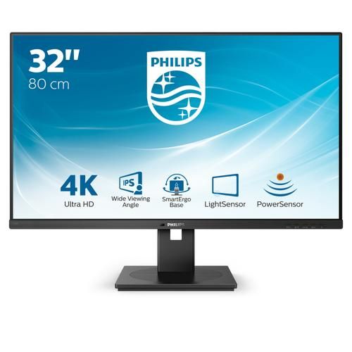 PHILIPS MONITOR 31.5 LED VA 4K 4MS 350 CDM, DP/HDMI, PIVOT, MULTIMEDIA