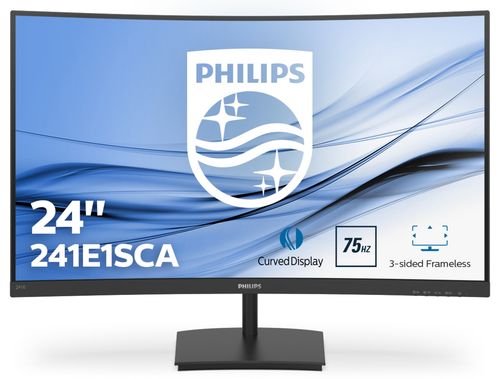 PHILIPS CURVED MONITOR 23.6 VA FHD 4MS 250CDM, VGA/HDMI MULTIMEDIA