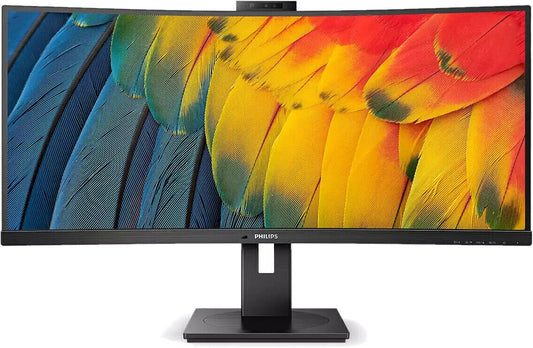 PHILIPS CURVED MONITOR 34 LED VA ULTRA WIDE 3440X1440 21:9 4MS 350 CDM, USB-C DOCK, WEBCAM, ALTEZ REG, MULTIMEDIA