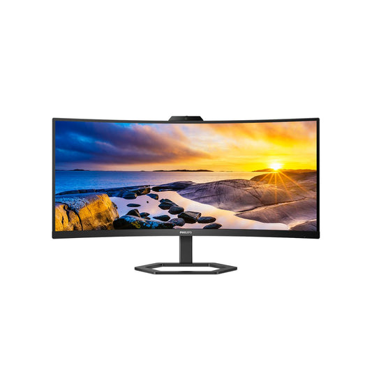 PHILIPS CURVED MONITOR 34 WLED VA 21:9 UWQHD 4MS, DP/HDMI, USB-C DOCKING, WEBCAM, HEIGHT REG, MULTIM