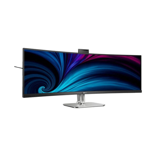 PHILIPS CURVED MONITOR 49 LED VA DUAL QHD 32:9 4MS 450 CDM, USB-C DOCK, WEBCAM, HEIGHT ADJUSTMENT, DP/HDMI, MULTIMEDIA