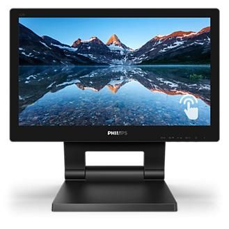 PHILIPS TOUCH MONITOR 15.6 1366x768, IP54, 10 TOUCH POINTS, VGA/DVI/DP/HDMI, MULTIMEDIA