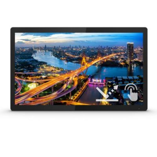 PHILIPS TOUCH MONITOR 21.5 LED IPS 16:9 FHD, 4MS 400 CDM, IP65, VGA/DVI/HDMI/DP WITHOUT BASE