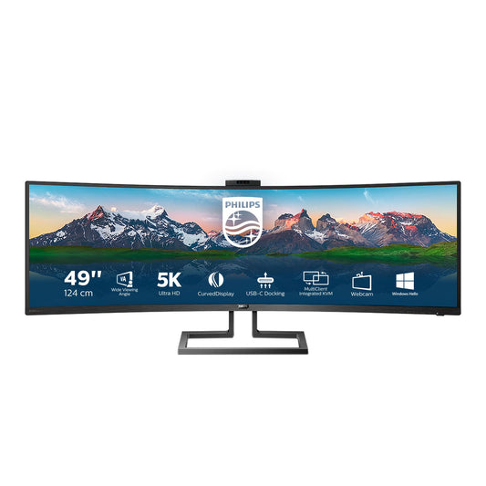 Philips P Line Curved LCD Display in 32:9 SuperWide 499P9H/00