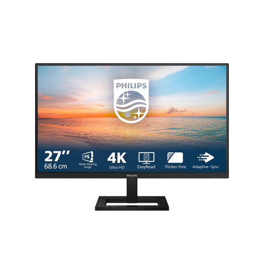 Philips 1000 Series 27E1N1900AE/00 LED display 68.6 cm (27") 3840 x 2160 pixels 4K Ultra HD LCD Black