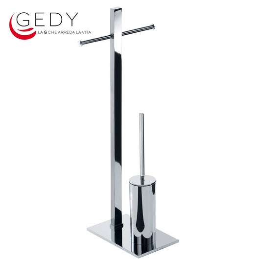 Piantana zona wc porta rotolo e porta scopino - TOBIA 713213 GEDY