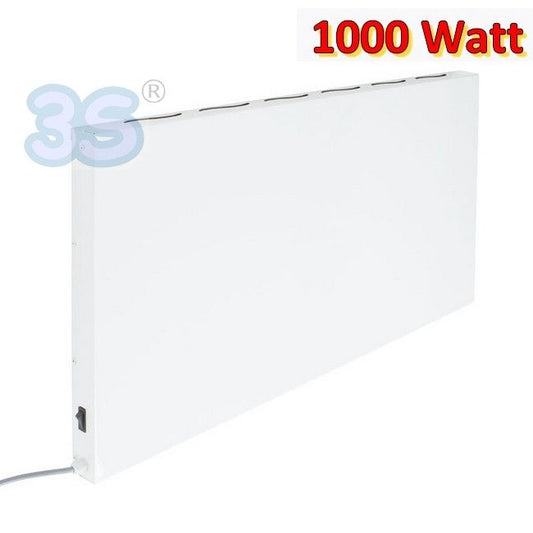 Piastra pannello radiatore elettrico convettore a raggi infrarossi - potenza 1000 watt