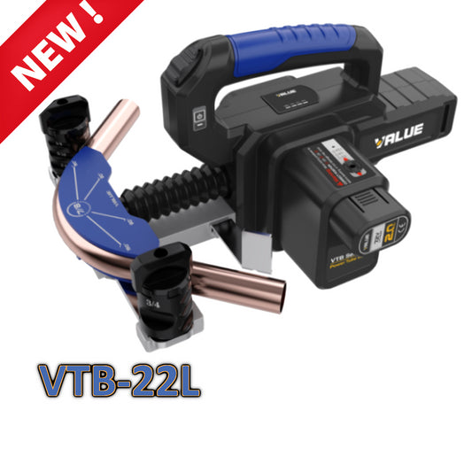 VTB-22L Battery-Powered Electric Copper Pipe Bender - VALUE